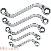 S-Shaped Reversible Wrenches 5-Piece Metric Set