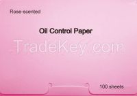 Rose-scented Oil Control Paper