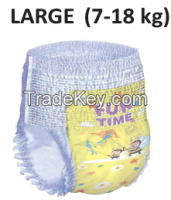 Disposable Baby Diapers Funtime Series Large (7-18 Kg)