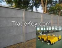 precast concrete boundary wall panel machine/precast concrete wall panel fence