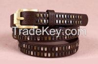 Waist belt PU belt Stud belt Fashion belt Women belt Lady belt TieKnitted Rubber Braided belt