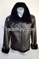 BEAVER 1 LEATHER BOMBER JACKET