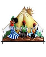 Rajasthani troup at desert- wall hanging