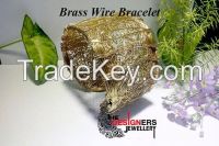 Brass Wire Bracelet