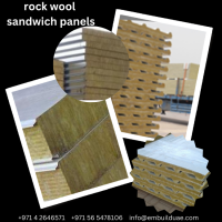 Fire rated sandwich panels / rock wool insulated Fire rated panels / Fire rated rock wool panels