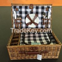 high quality cheap wicker picnic baskets wholesale with insulated bag