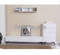 Modern Home Furniture Wood TV Stand with MDF Cabinet