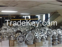 Aluminum wheel scrap