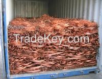 Factory High Purity Copper Scrap 90%-98% For Sale