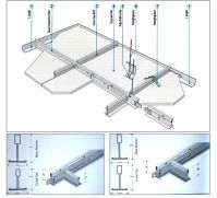 ceiling steel grids