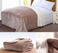 Sherpa and flannel Double-layer blankets