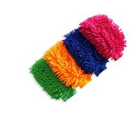 Microfiber chenille car cleaning gloves