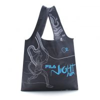 Customized 190T Foldable Polyester Tote Bag with Customer Logo