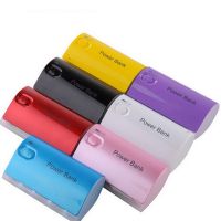 Mobile Power Bank with Colorful LED Bulb Marquee Lamp 5200mAh