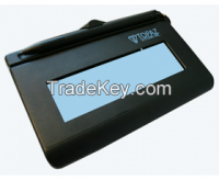 SignatureGem Backlit LCD 1x5 HID USB with e-Tether Signature Pad