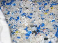 mixed plastic recycling hdpe scrap