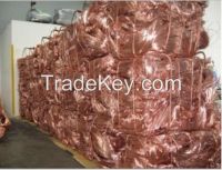 Millberry Copper wire scraps 99.99% copper scraps