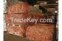 Millberry Copper wire scraps 99.99% copper scraps