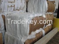 Recycled clear HDPE film scrap