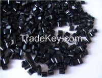 Black HDPE jacket granule plastic material