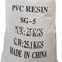 PVC manufacture, pvc resin SG3/SG5/SG7/SG8 PVC Resin with K Value K67/K65/K68 