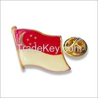 custom flag badges, flag pins, metal pins