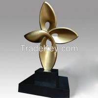 Stainless steel abstract art sculpture statues