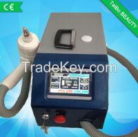 Mini Nd yag laser tattoo removal equipment +CE