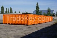 Steel roll-off containers