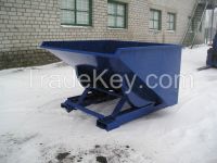 Steel tilting containers Ãï¿½P 07 (for forklift or on wheels)