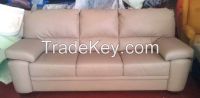 Modern sofa leather 5 ( 100% Made in italy )