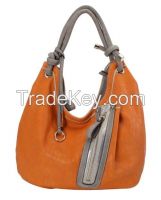 2015ss popular patten orange leather hobo handbag