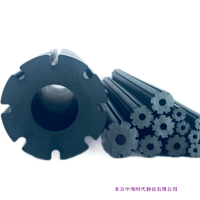 Mn Zn Impeder Cores Ferrite Rods soft magnetic solid fluted for Tube Welding of High Frequency