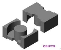 Mn-Zn soft magnetic ferrite core high saturation flux density