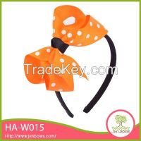 Grosgrain Ribbon Hair Bows With Headband