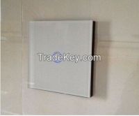 1Gang 1Way Touch Pad Switch, Nice glass panel design wall switch with L