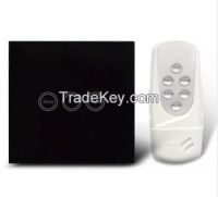 Wireless Remote Control Touch Screen Timer Switch 1 Gang 1 Way