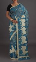 Hand Painted Silk Sarees 