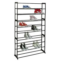 Sunbeam 30 Pair Metal and Plastic Shoe Rack  