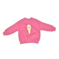 Hot sale kids clothes fashion new design outdoors wear little baby girl sweatshirt