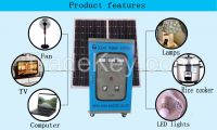 Cheapest 2015 New CE RoSH 1000w solar power system Portable off gird Solar Generator solar energy system Price With Fast Charge Funtion lights