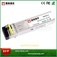 1310nm/1550nm 20KM BIDI 1.25G SFP Optical Transceiver Module