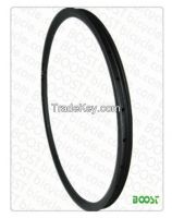 27.5er(650B)Hookless Carbon MTB clincher rim 27mm Width 23mm Depth Tubeless compatible XC