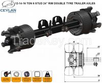 6 SPOKE, TRILEX ( SPIDER )  TRAILER AXLES