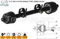 SINGLE  AND DOUBLE TYRE JUMBO TRAILER AXLES