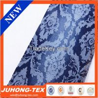 DENIM JACQUARD fabric made in China.