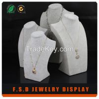 Wholesale Luxury Black Leather Body Jewelry Display Stand
