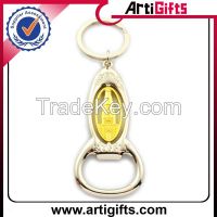 art and craft metal acrylic beer bottle opener with key chian