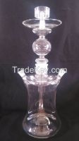 clear glass shisha of Arabic hookah with  polystyrol box