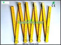 2meters folding length measuring wooden rules